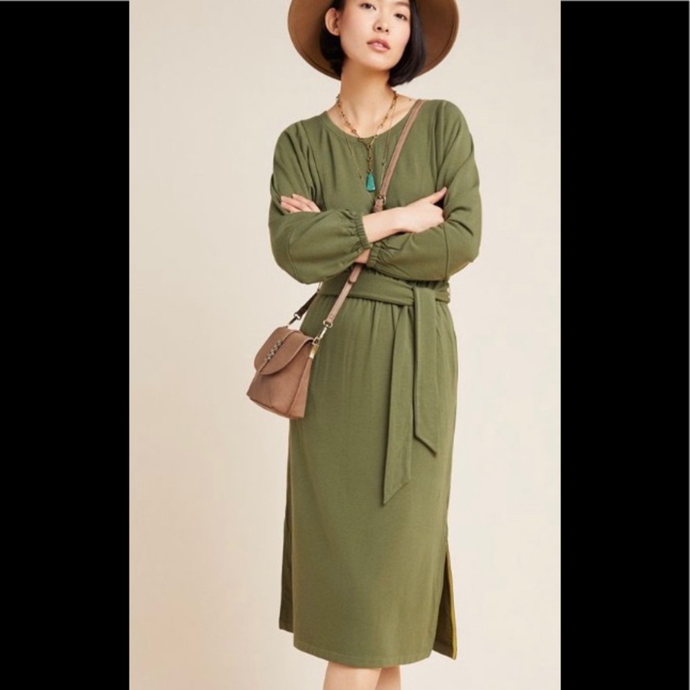 Anthro Thalia Midi Dress NWT